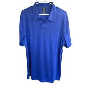 Oakley Polo Shirt Men's XL S/S Regular FIT Blue Golf Athleisure Athletic Sports